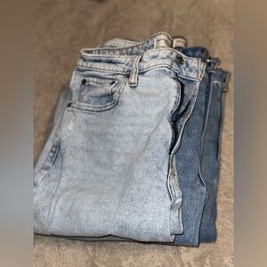 CURVE LOVE ABERCROMBIE JEANS. 3 pairs of size 26R.